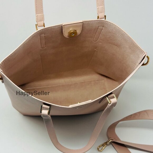 Michael Kors Tote Bag Handbag Purse Crossbody Strap Blush Pink Travel NEW - Picture 10 of 14